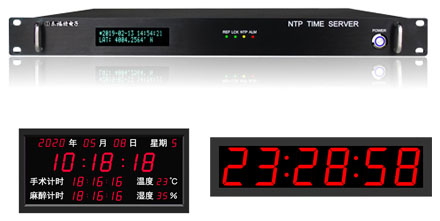 HJ210GPS北斗网络时间服务器成套医院时钟系统